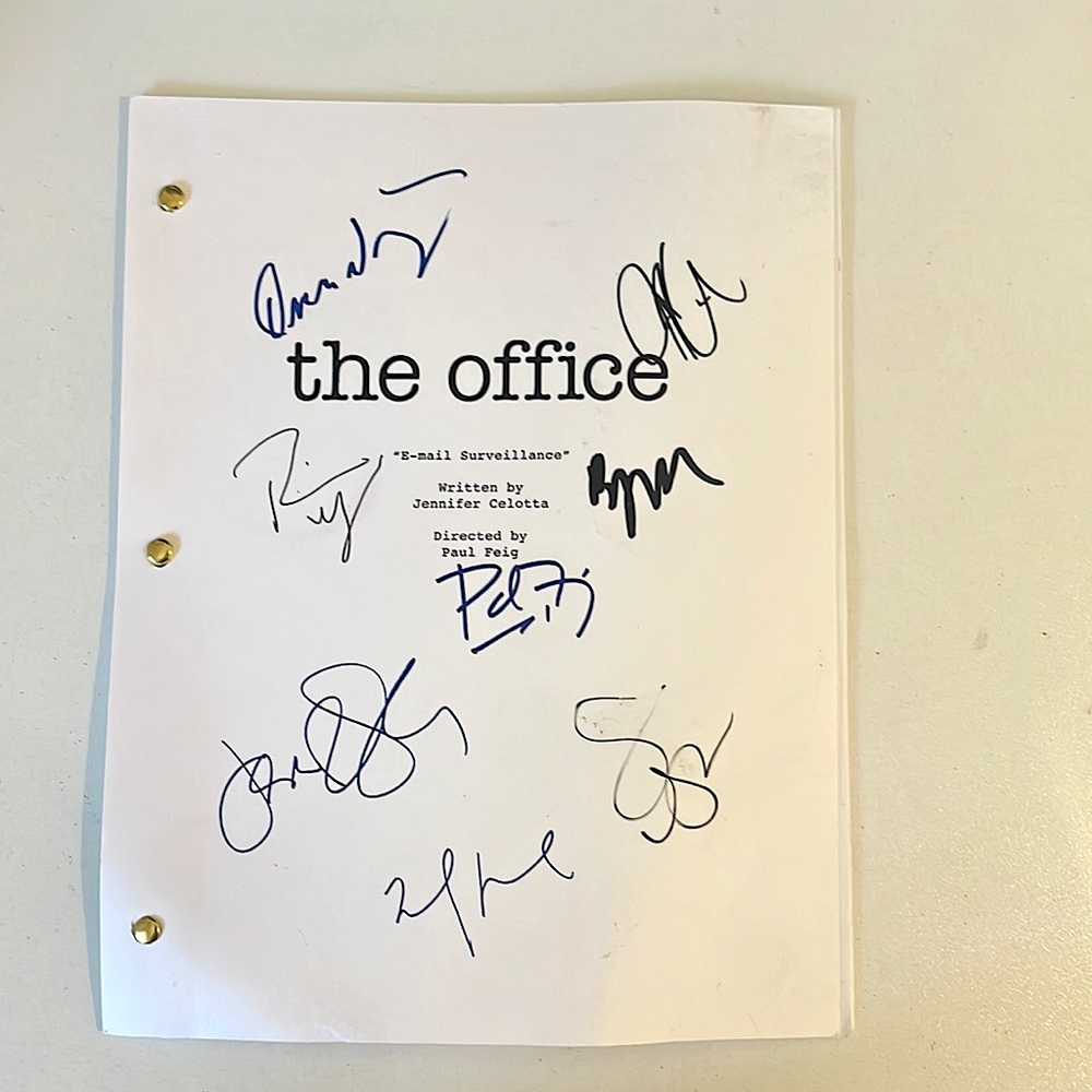 Signed The Office script